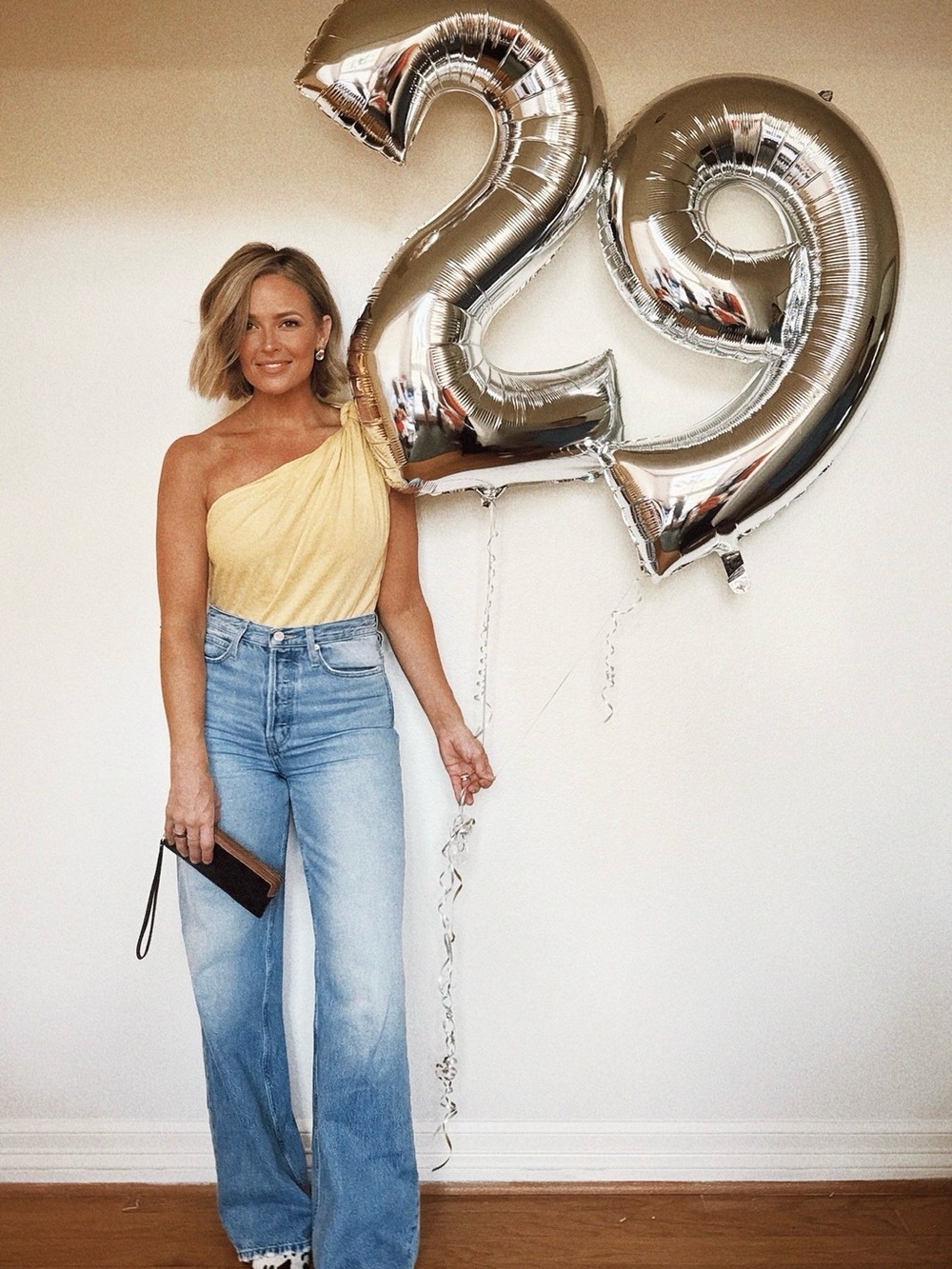 Reformation Yellow one shoulder top - Picture 1 of 4